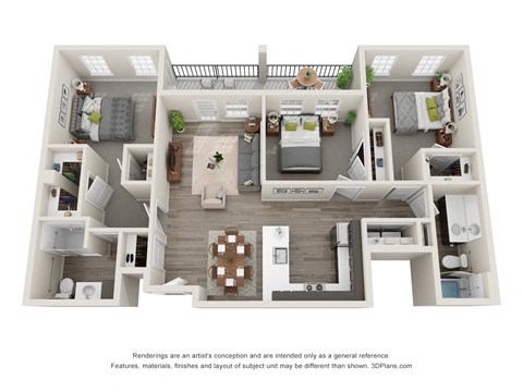 Laurel 3 Bed 2 Bath Floor Plan at 24 at Bloomfield, Bloomfield Hills, 48304